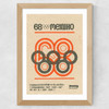 Mexico '68 Matchbox IV Wide Oak Frame
