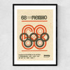 Mexico '68 Matchbox IV Narrow Black Frame