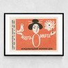 Geisha Matchbox Narrow Black Frame