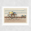 Cycling Matchbox Narrow White Frame