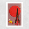 Blood Moon Matchbox Unframed Print