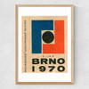 BRNO 1970 Matchbox Medium Oak Frame