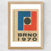 BRNO 1970 Matchbox Wide Oak Frame