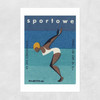 Sportowe Diver Matchbox Unframed Print