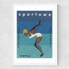 Sportowe Diver Matchbox Medium White Frame