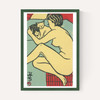 Geisha with cats Matchbox