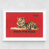 Tiger Matchbox Medium White Frame