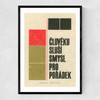 Czech Two Matchbox Narrow Black Frame