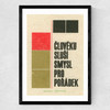 Czech Two Matchbox Medium Black Frame
