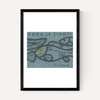 Fish Matchbox Label