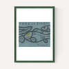 Fish Matchbox Label
