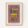 Chair Matchbox Label