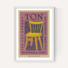 Chair Matchbox Label