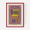 Chair Matchbox Label