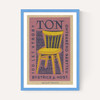 Chair Matchbox Label