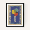 Paintbrush Matchbox Label