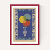 Paintbrush Matchbox Label