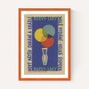 Paintbrush Matchbox Label