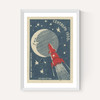 Space Matchbox Label 2