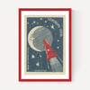 Space Matchbox Label 2