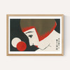 1920s Face Matchbox Label