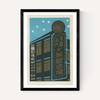 Buildings Matchbox Label