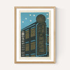Buildings Matchbox Label