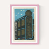 Buildings Matchbox Label