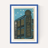 Buildings Matchbox Label