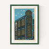 Buildings Matchbox Label