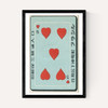 Hearts Matchbox Label