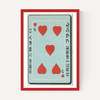 Hearts Matchbox Label