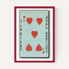 Hearts Matchbox Label