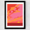 Sundown Wide Black Frame