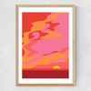 Sundown Wide White Frame