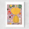 The Ten Biggest by Hilma af Klint Medium White Frame