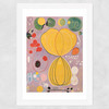 The Ten Biggest by Hilma af Klint Wide White Frame