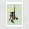 Cheeky Monkey Unframed Print
