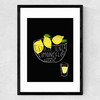 Limoncello Medium Black Frame