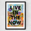 Live In The Now Medium Black Frame