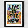 Live In The Now Wide Black Frame