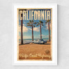 California Medium White Frame