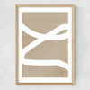 Lines Medium Oak Frame
