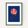 Indigo Pomegranate