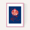 Indigo Pomegranate