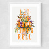 Let The Good Times Roll Medium White Frame