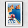 Capri Narrow Black Frame