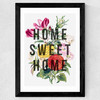 Home Sweet Home by The 13 Prints Wide Black Frame