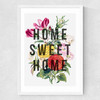 Home Sweet Home by The 13 Prints Medium White Frame