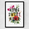 Home Sweet Home by The 13 Prints Medium Black Frame